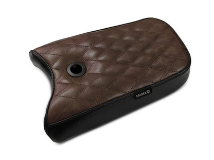 For Royal Enfield Shotgun 650 Genuine Leather Front & Rear Seat Black & Brown