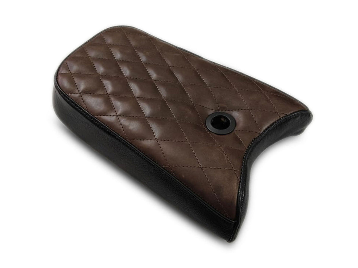 For Royal Enfield Shotgun 650 Genuine Leather Front & Rear Seat Black & Brown
