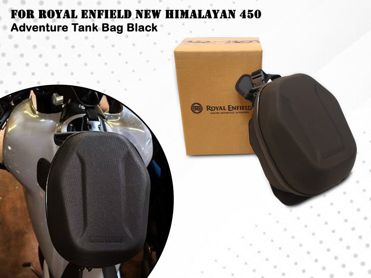 Genuine Royal Enfield New Himalayan 450 Adventure Tank Bag Black
