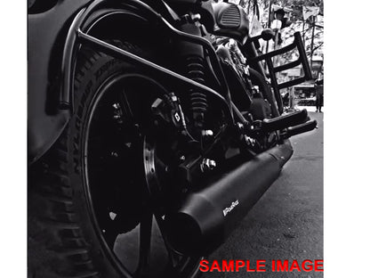 For Royal Enfield New Bullet 350 Powerage Exhaust Silencer Black