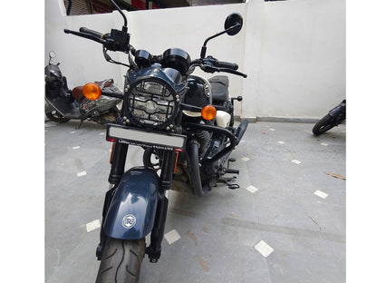 For Royal Enfield Shotgun 650 Mini Trapezium Engine Guard Black