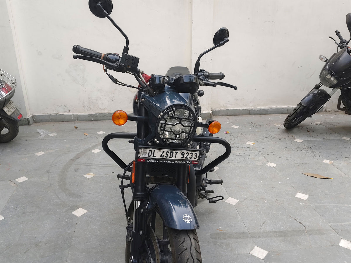 For Royal Enfield Shotgun 650 Mini Trapezium Engine Guard Black