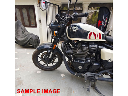 For Royal Enfield Classic 650 Mini Trapezium Engine Guard Black