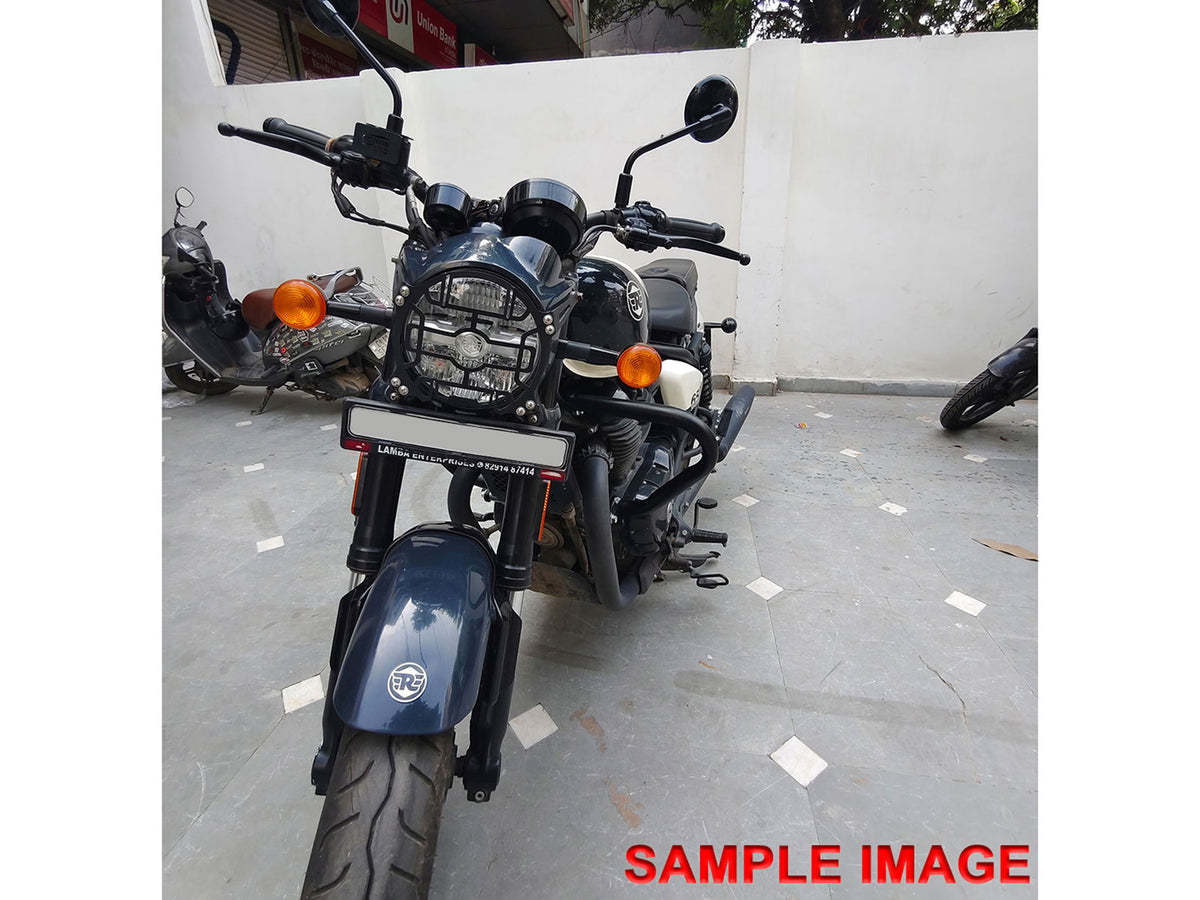 For Royal Enfield Classic 650 Mini Trapezium Engine Guard Black