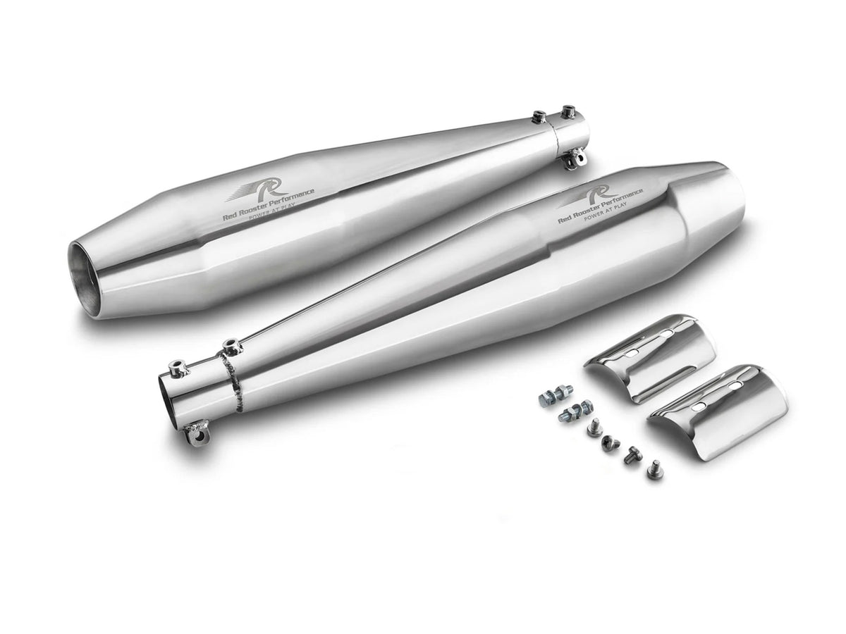For Royal Enfield Interceptor 650 Red Rooster Silencer & Air Filter & Spark Plug