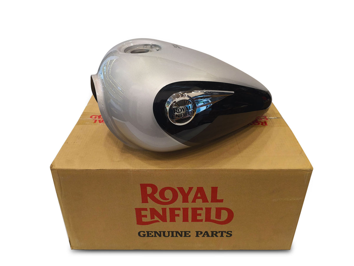 Genuine Royal Enfield Super Meteor 650 Interstellar Grey Petrol Fuel Tank