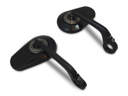 Genuine Royal Enfield GT Continental 650 Tappered Bar End Mirrors Black