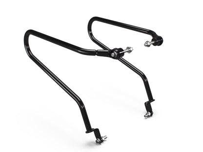 Genuine Royal Enfield Meteor 350 Pannier Rails & Adventure Soft Panniers