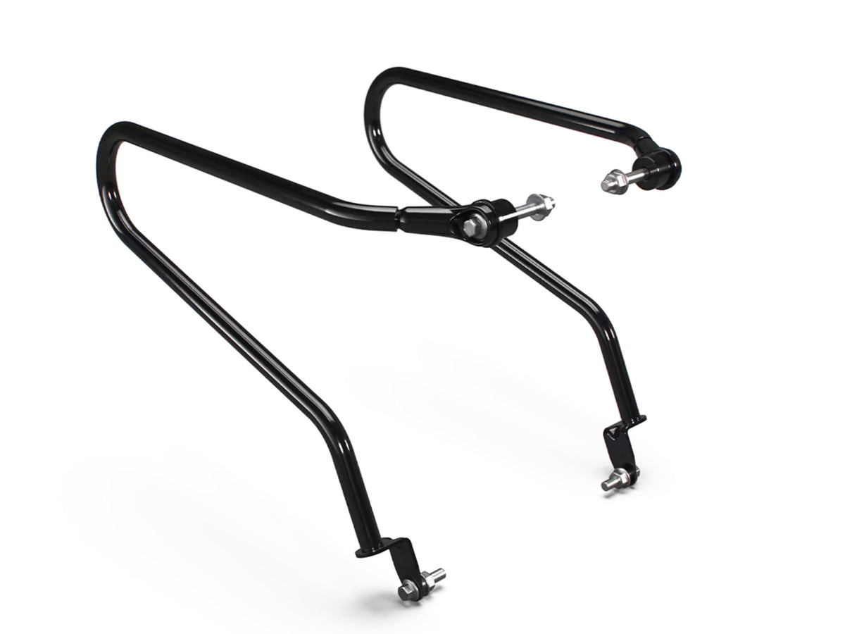 Genuine Royal Enfield Goan Classic 350 Pannier Rails & Adventure Soft Panniers