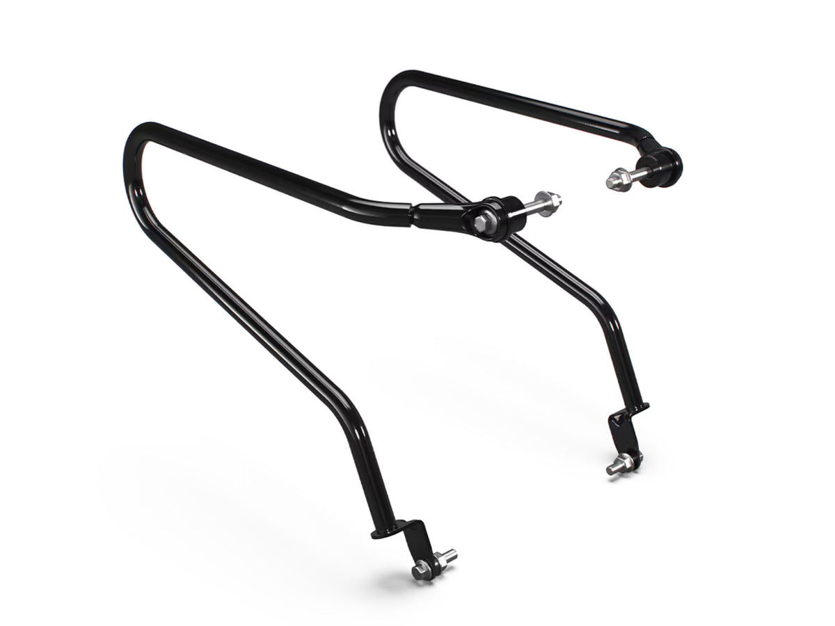 Genuine Royal Enfield Classic Reborn 350 Pannier Rails & Classic Soft Panniers