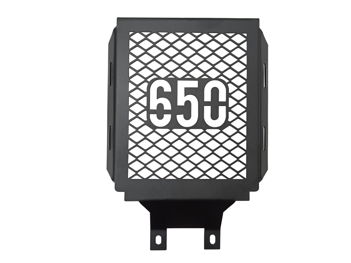 For Royal Enfield Bullet 650 Stainless Steel Radiator Guard Black D2