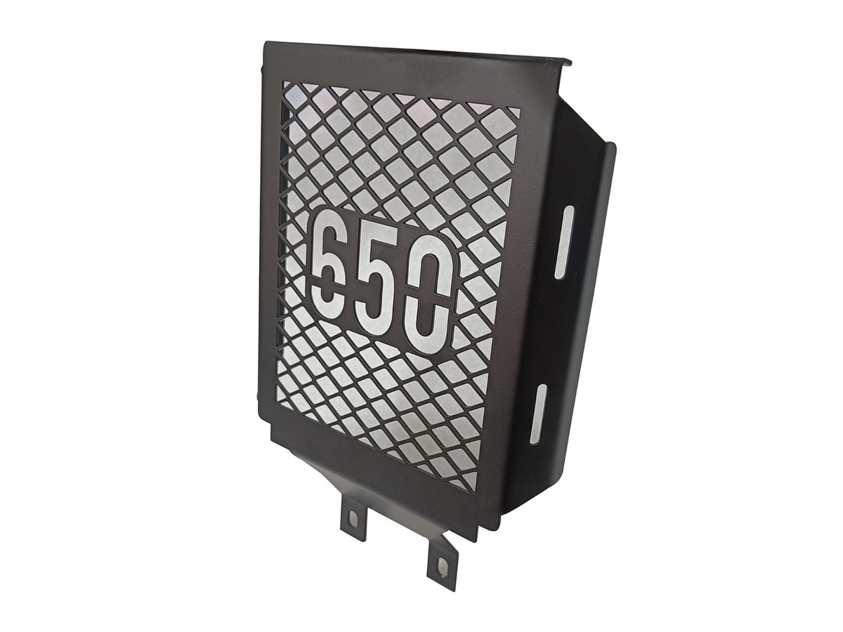 For Royal Enfield Bullet 650 Stainless Steel Radiator Guard Black D2