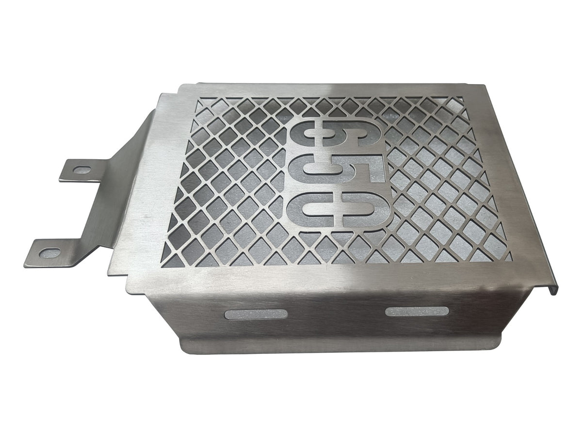 For Royal Enfield Bullet 650 Stainless Steel Radiator Guard Silver D2