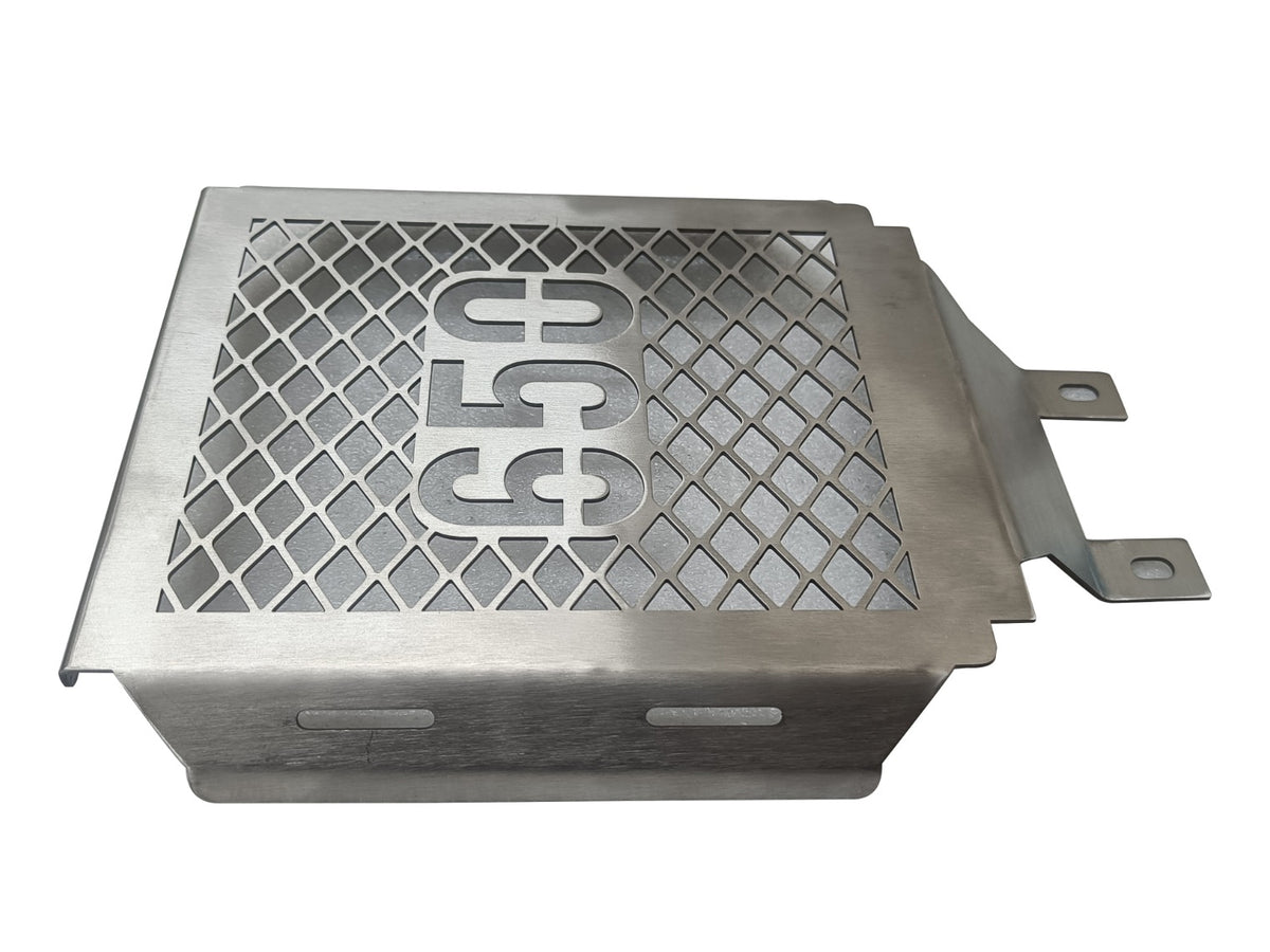 For Royal Enfield Bullet 650 Stainless Steel Radiator Guard Silver D2
