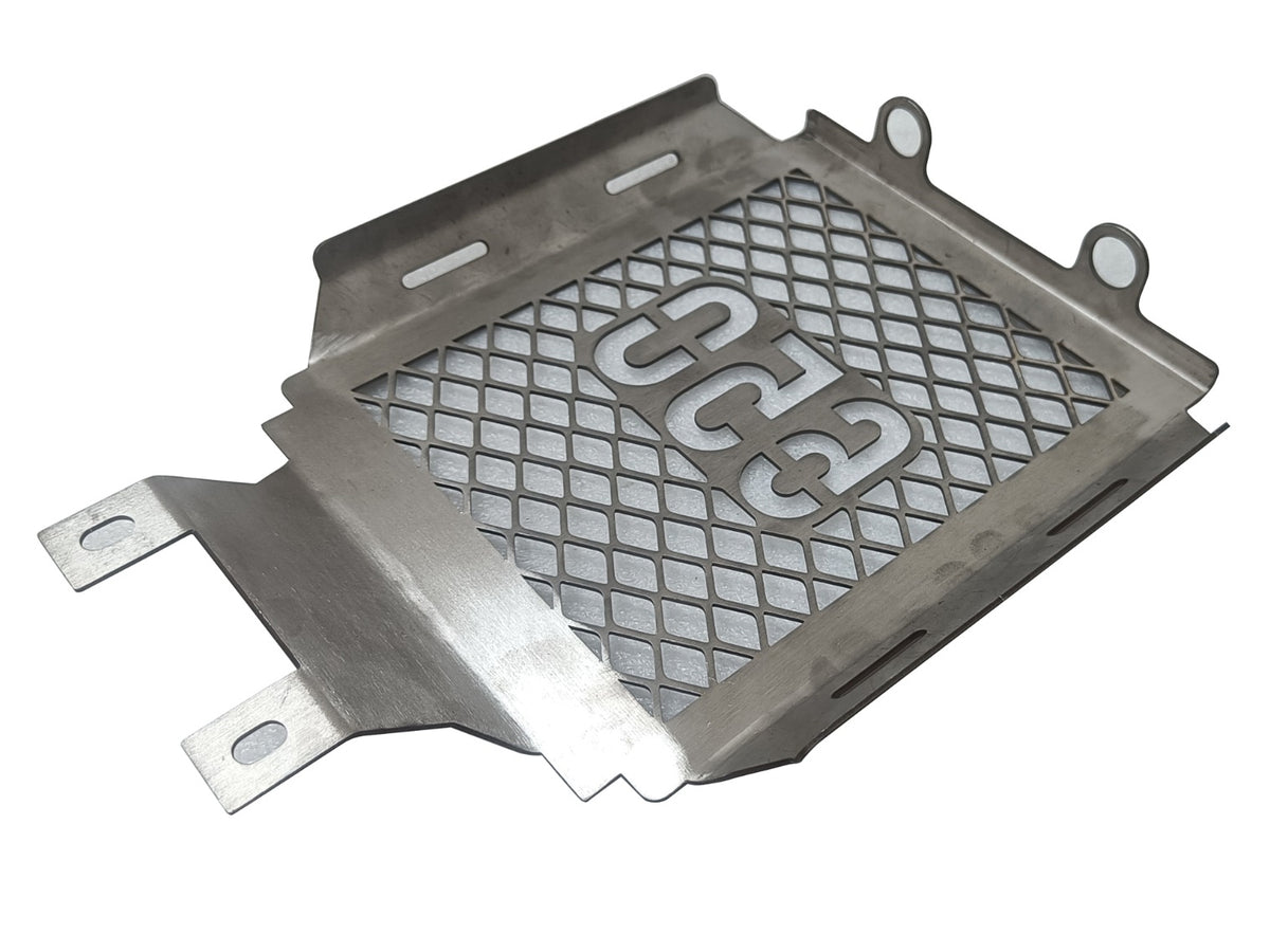 For Royal Enfield Bullet 650 Stainless Steel Radiator Guard Silver D2