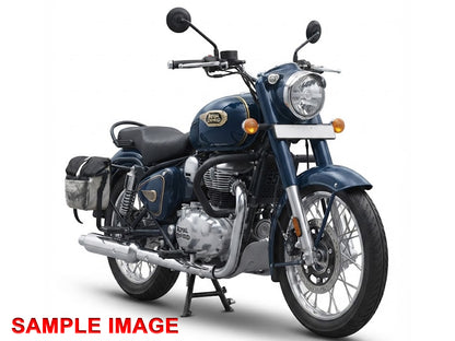 For Royal Enfield Bullet 650 Stainless Steel Radiator Guard Silver D2