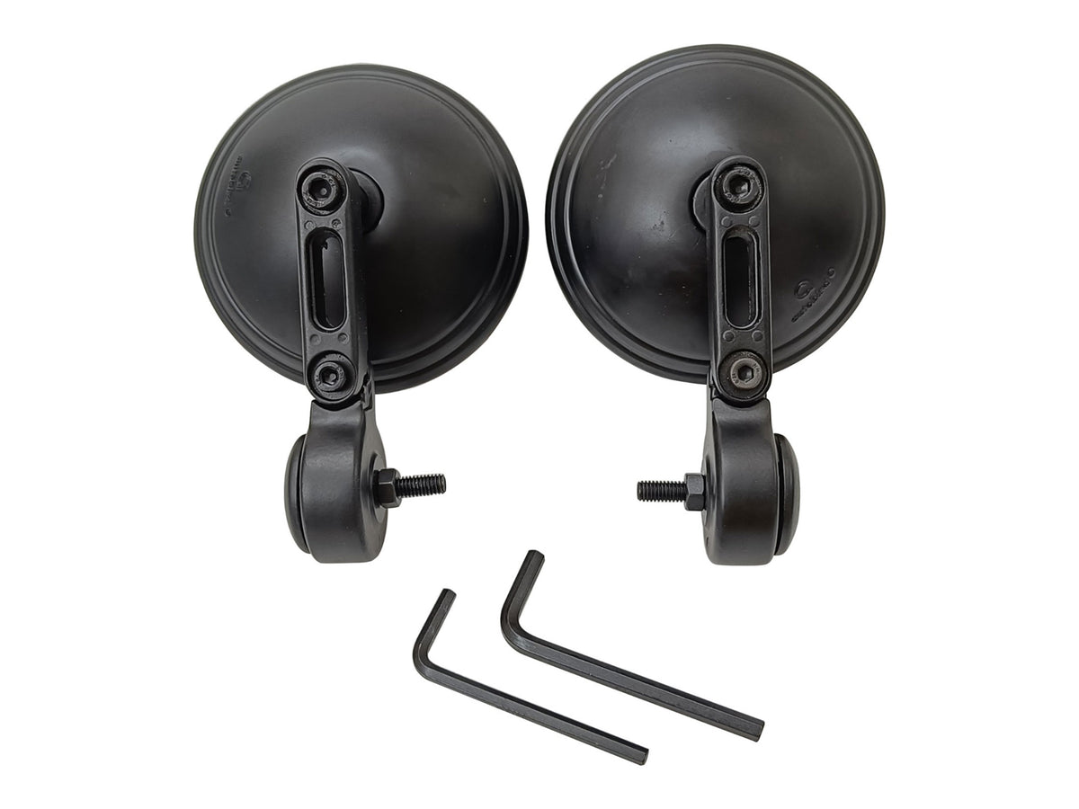 For Royal Enfield Bullet 650 Black Bar End Mirror
