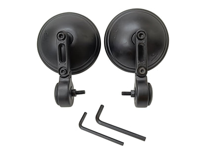 For Royal Enfield Bullet 650 Black Bar End Mirror