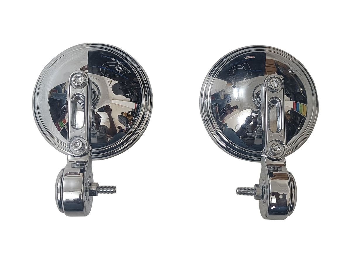 For Royal Enfield Bullet 650 Chrome Bar End Mirror