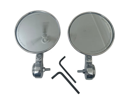 For Royal Enfield Bullet 650 Chrome Bar End Mirror