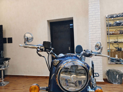For Royal Enfield Bullet 650 Chrome Bar End Mirror