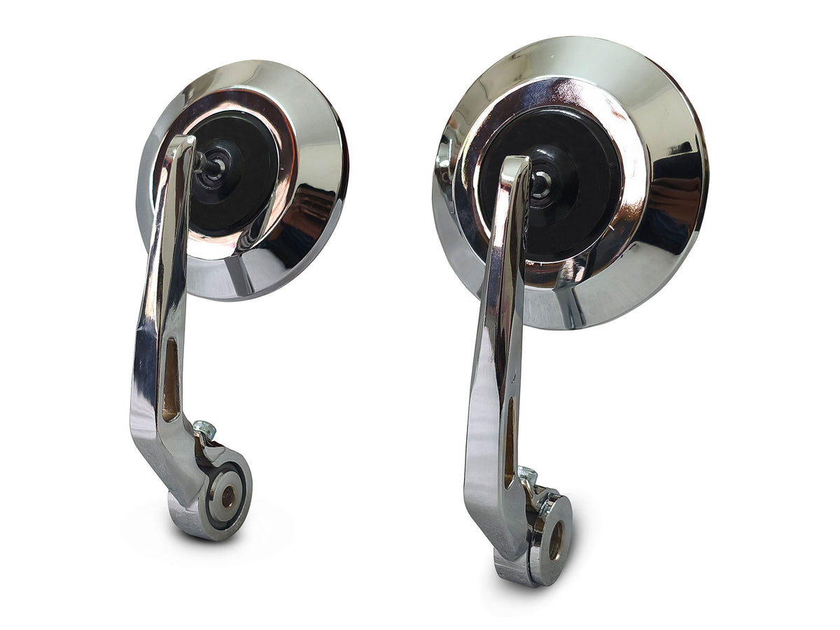 For Royal Enfield Bullet 650 Bar End Mirror Chrome