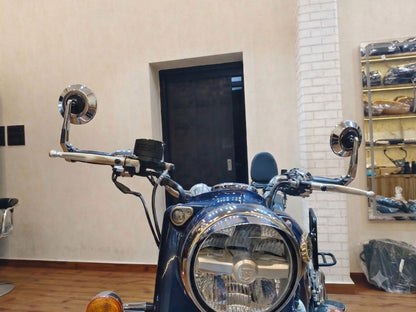 For Royal Enfield Bullet 650 Bar End Mirror Chrome