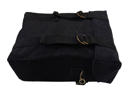 For Royal Enfield Bullet 650 Military Pannier Bags Black Color & Mounting