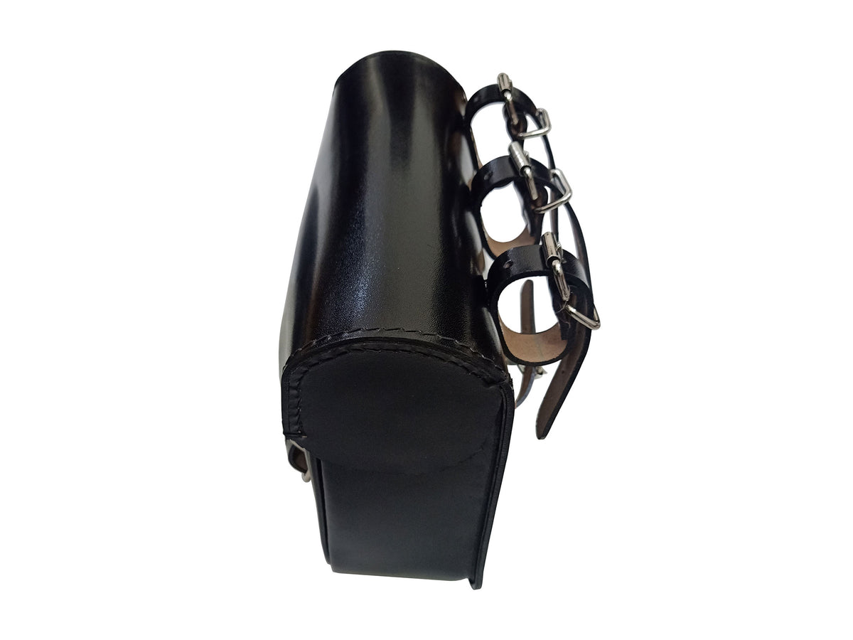 For Royal Enfield Bullet 650 Genuine Leather Pannier Bags With Mounting D1
