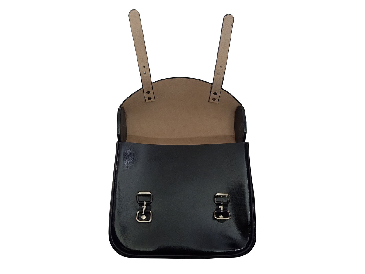 For Royal Enfield Bullet 650 Genuine Leather Pannier Bags With Mounting D1
