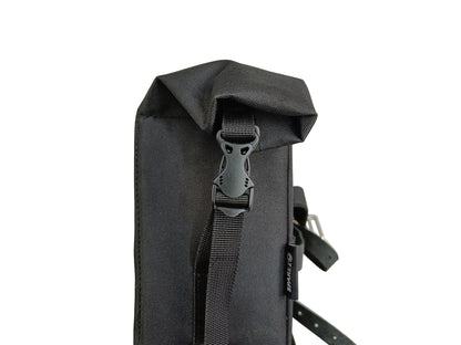 For Royal Enfield Bullet 650 Leather & Canvas Pannier Bags & Mounting D18