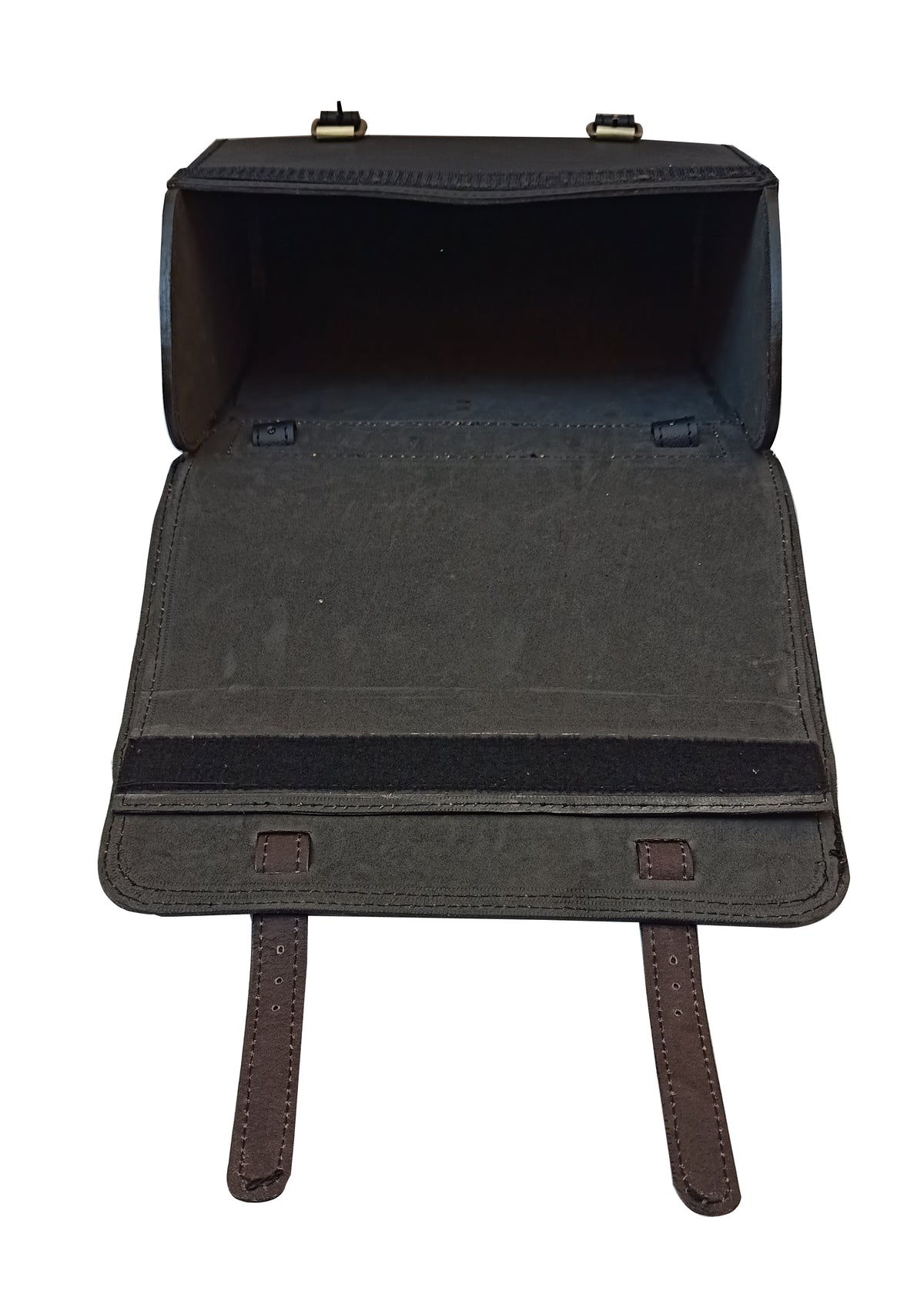 For Royal Enfield Bullet 650 Genuine Leather Pannier Bags & Mounting D20