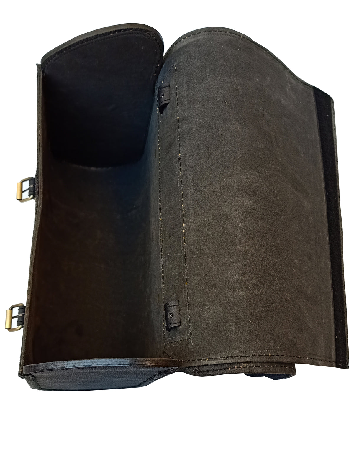 For Royal Enfield Bullet 650 Genuine Leather Pannier Bags & Mounting D20