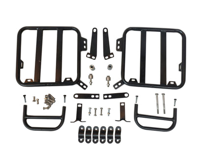 For Royal Enfield Bullet 650 Canvas Pannier Bags With Mounting D24