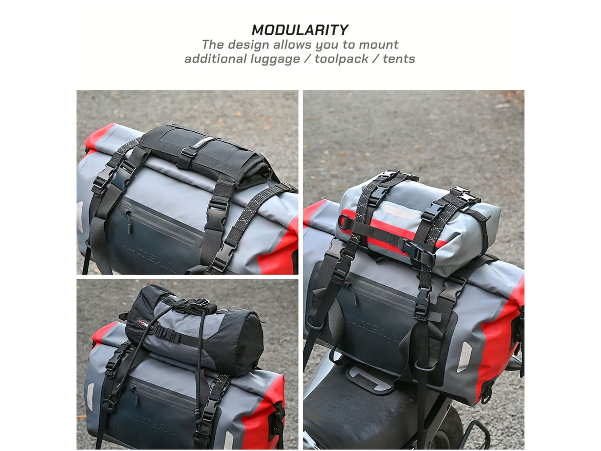 ViaTerra DryBag 40L Waterproof Motorcycle Tailbag Universal