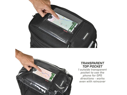 VIATERRA FLY MAGNETIC MOTORCYCLE TANK BAG MAGNET BASED
