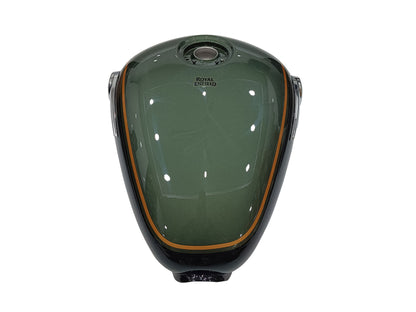 Genuine Royal Enfield Super Meteor 650 Interstellar Green Petrol Gas Fuel Tank