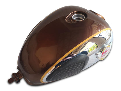 Genuine Royal Enfield Classic Reborn 350 Chrome Bronze Fuel Petrol Gas Tank