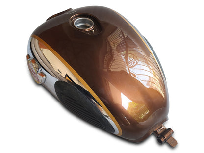 Genuine Royal Enfield Classic Reborn 350 Chrome Bronze Fuel Petrol Gas Tank