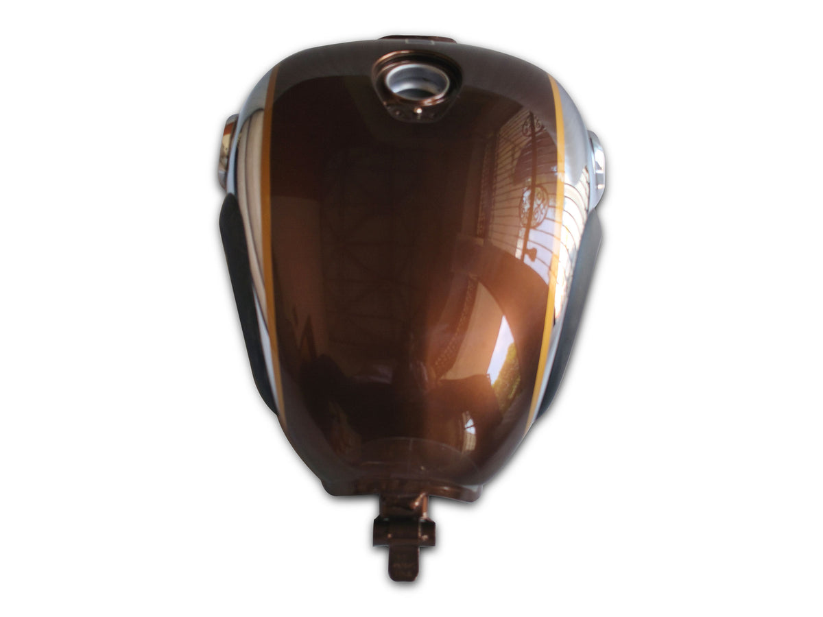 Genuine Royal Enfield Classic Reborn 350 Chrome Bronze Fuel Petrol Gas Tank
