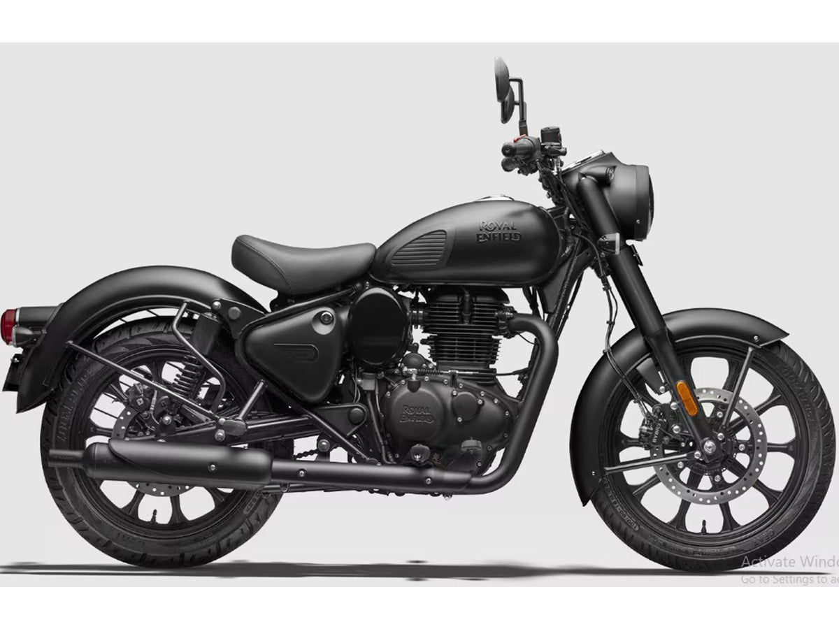 Genuine Royal Enfield Classic Reborn 350 Stealth Black Fuel Petrol Gas Tank