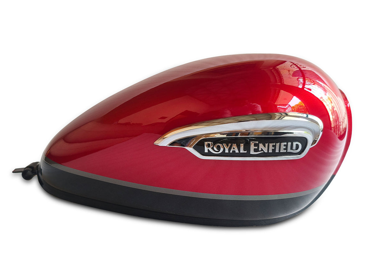 Genuine Royal Enfield Meteor 350 Supernova Red Fuel Petrol Gas Tank