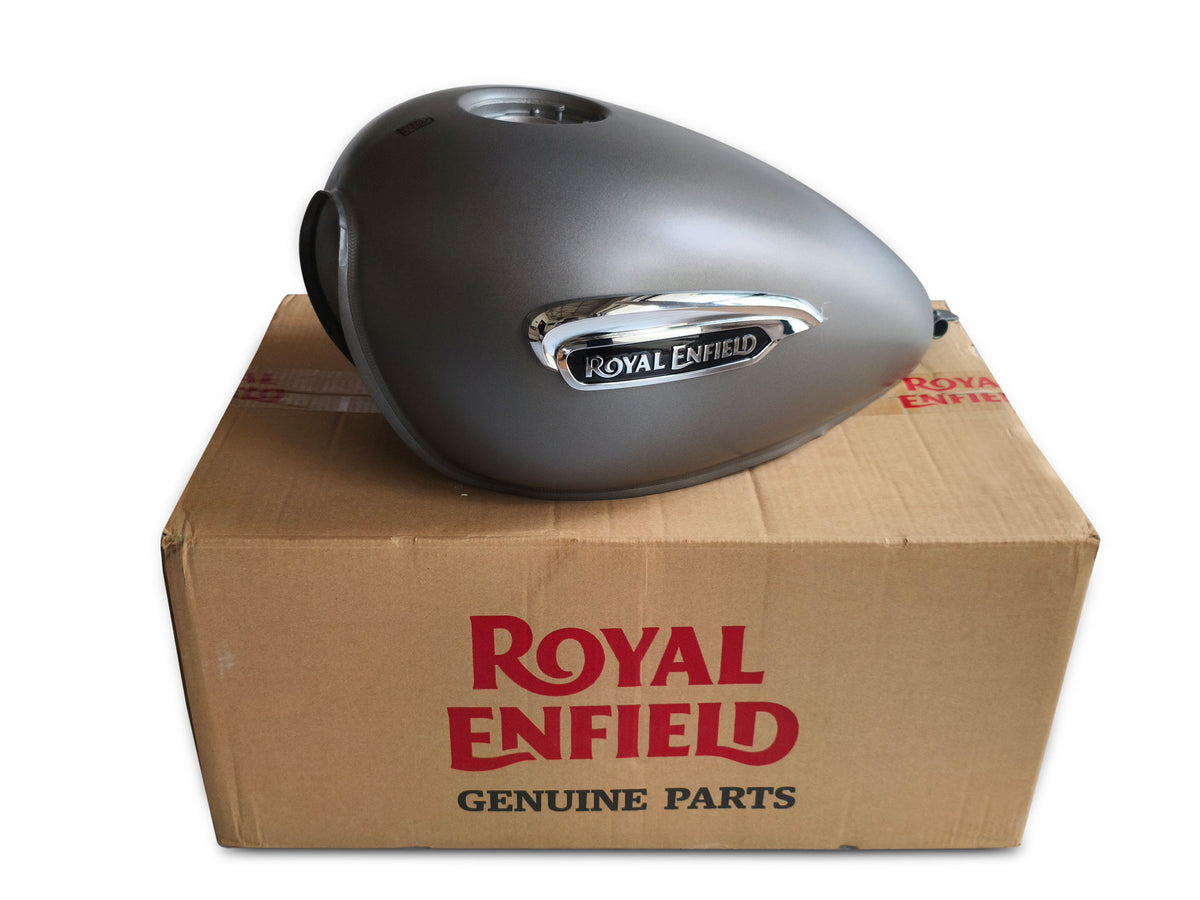 Genuine Royal Enfield Meteor 350 Stellar Matt Grey Fuel Petrol Gas Tank