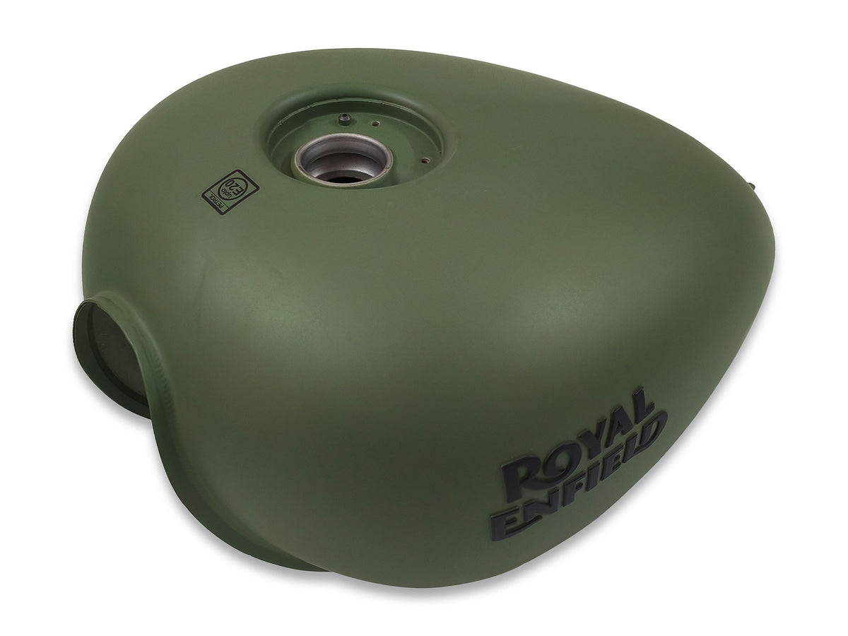 Genuine Royal Enfield Meteor 350 Fireball Matt Green Fuel Petrol Tank