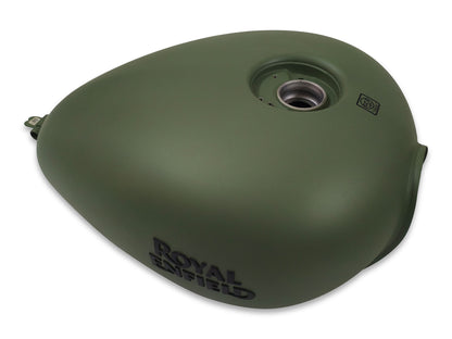 Genuine Royal Enfield Meteor 350 Fireball Matt Green Fuel Petrol Tank