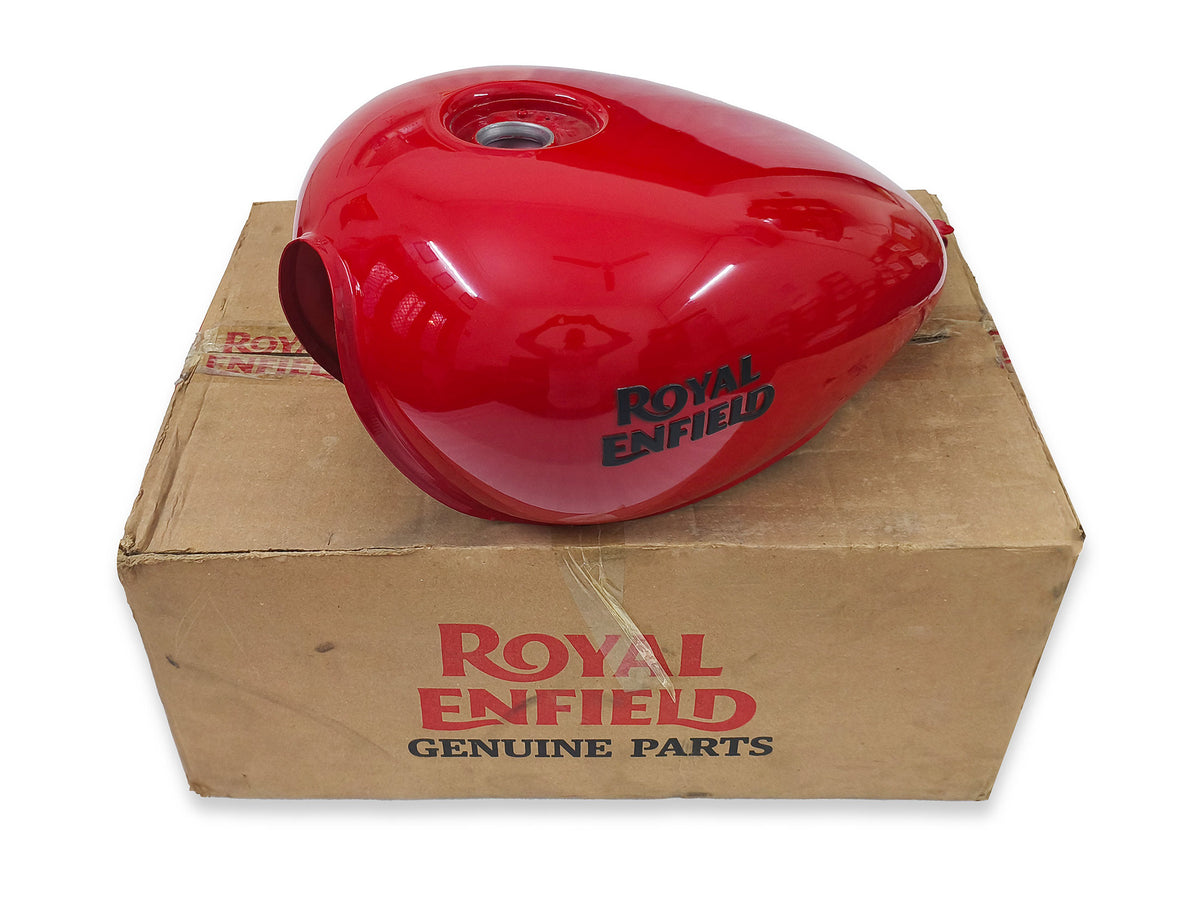 Genuine Royal Enfield Meteor 350 Fireball Red Fuel Petrol Tank