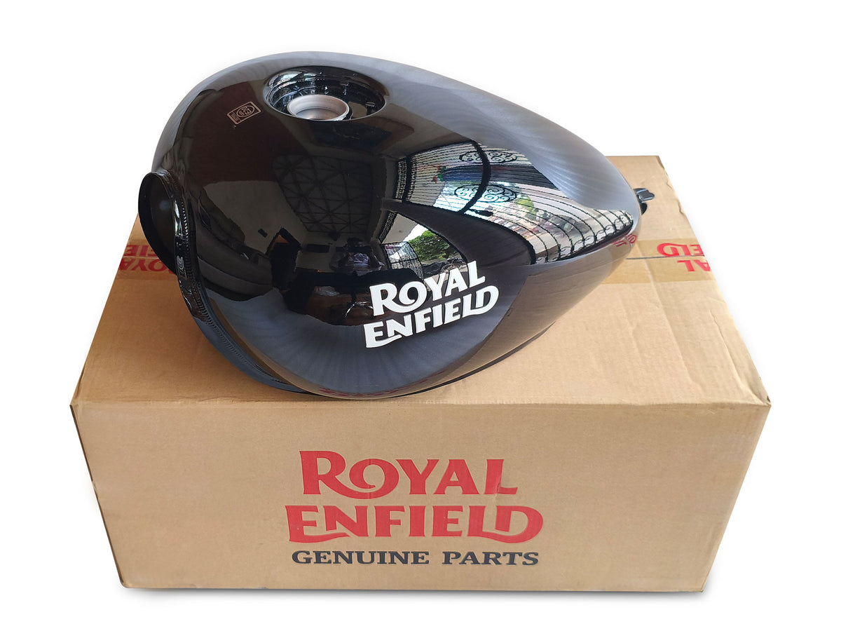 Genuine Royal Enfield Meteor 350 Fireball Black DOM Fuel Petrol Gas Tank