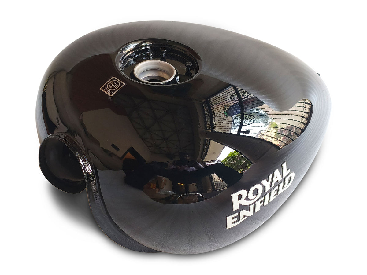 Genuine Royal Enfield Meteor 350 Fireball Black DOM Fuel Petrol Gas Tank
