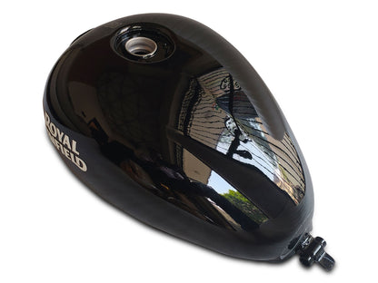 Genuine Royal Enfield Meteor 350 Fireball Black DOM Fuel Petrol Gas Tank
