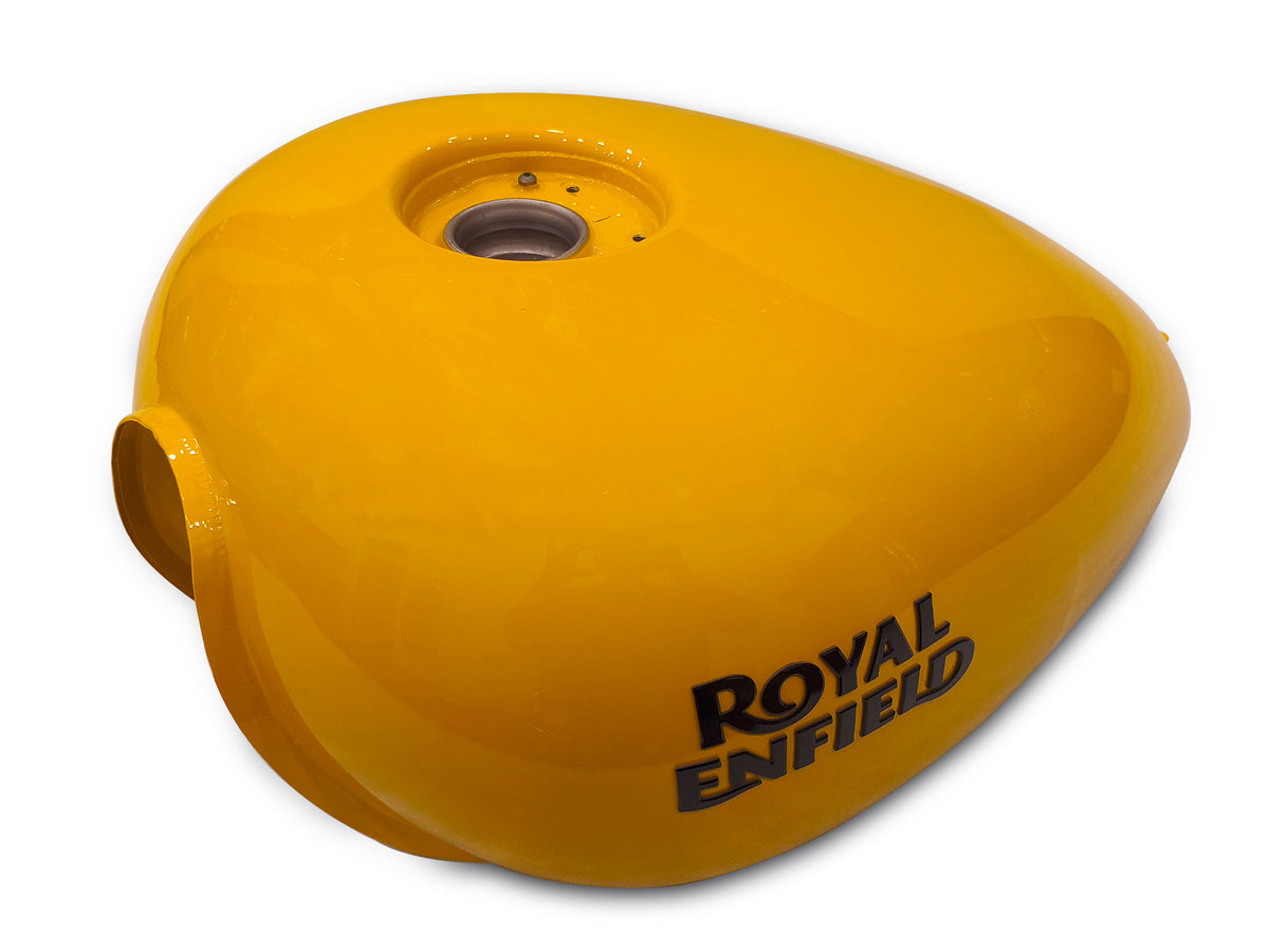Genuine Royal Enfield Meteor 350 Fireball Yellow Fuel Petrol Gas Tank